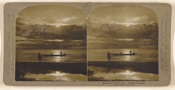 Carleton H. Graves, Moonlight on Manila Bay. Philippine Islands.