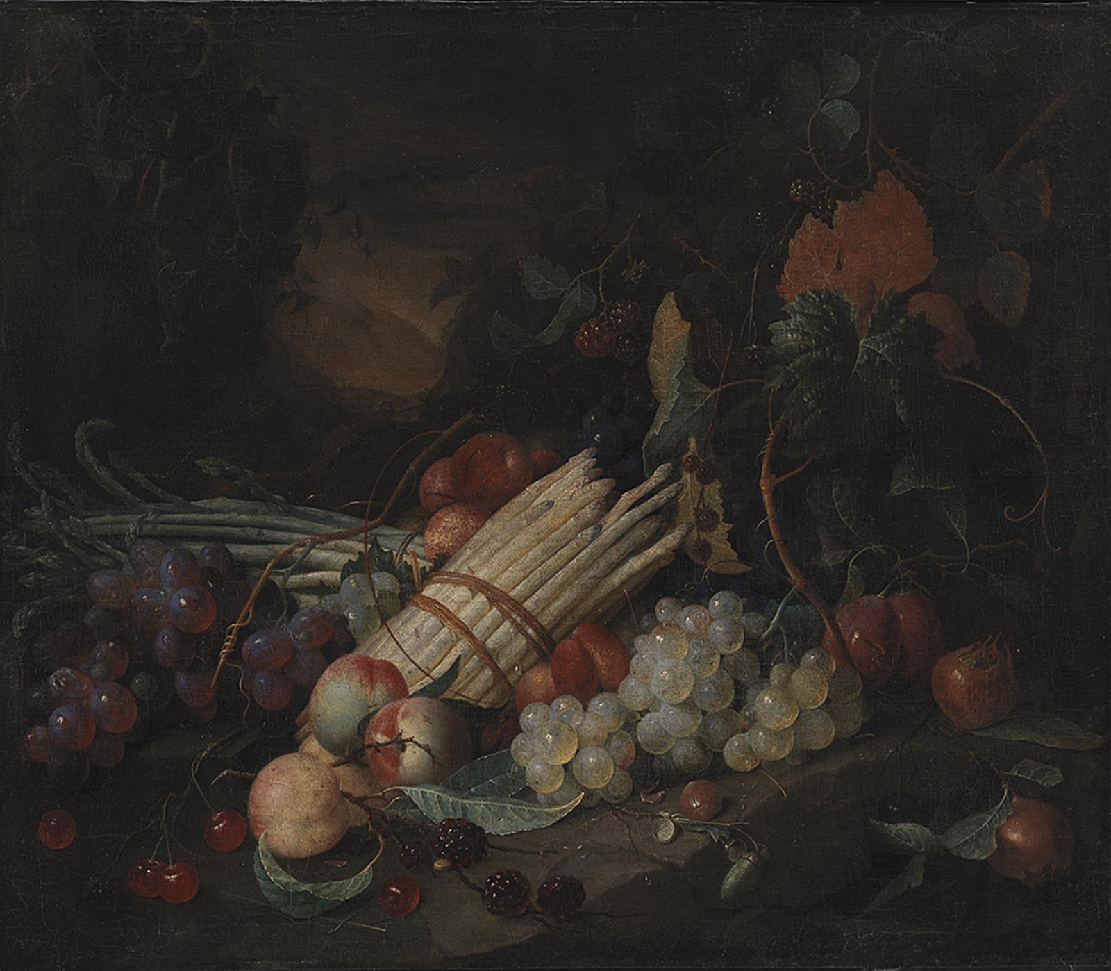 Jan Davidsz. de Heem, Stilleben med asparges
