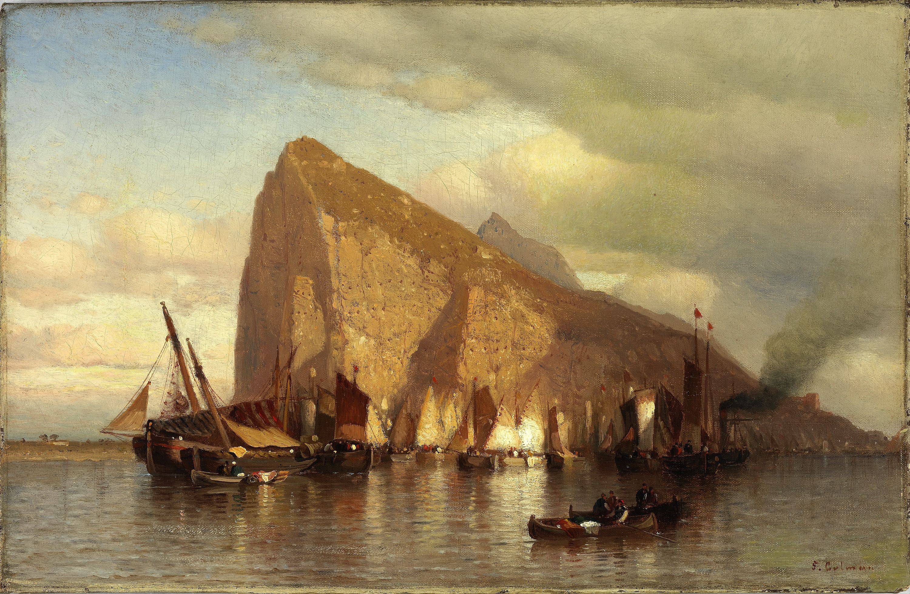 Samuel Colman, Clearing Storm at Gibraltar