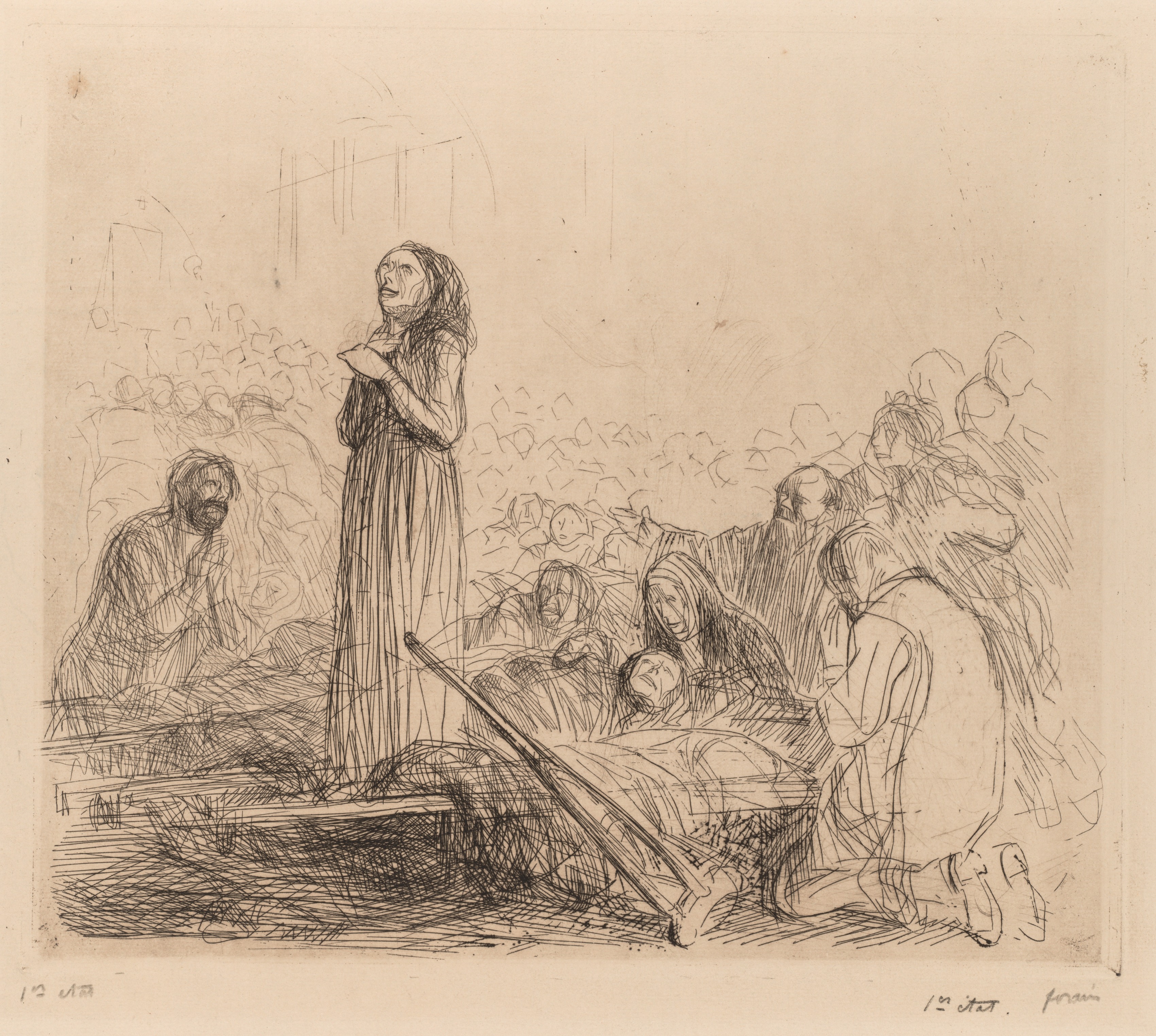 Jean Louis Forain, The Miracle before the Blessed Sacrament