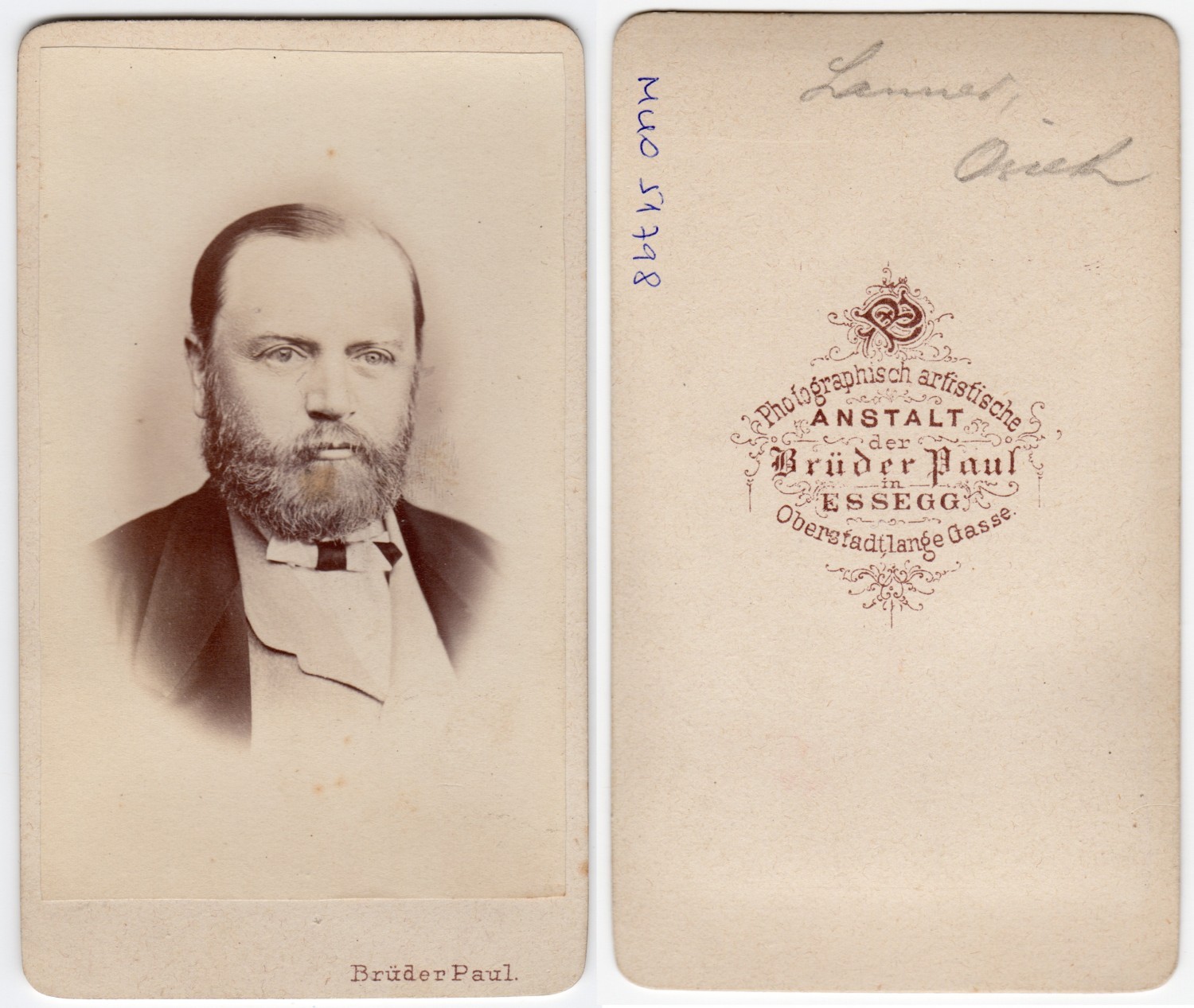 Brüder Paul, Bradati gospodin