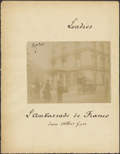 Unknown, [French Embassy]