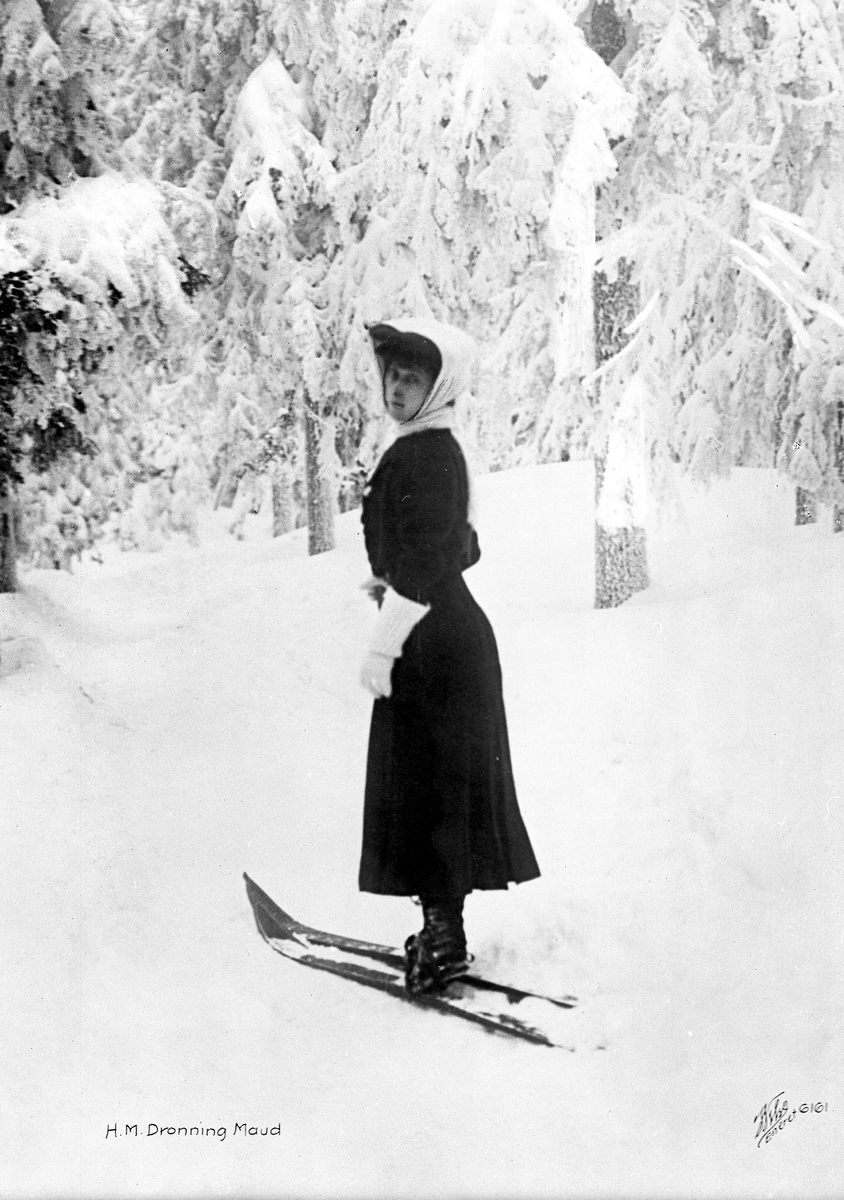 Anders Beer Wilse, Prot: Dronningen alene 14/2 1907