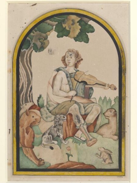 Unknown, Orpheus panel from the Diwan-i Am, Delhi Fort
