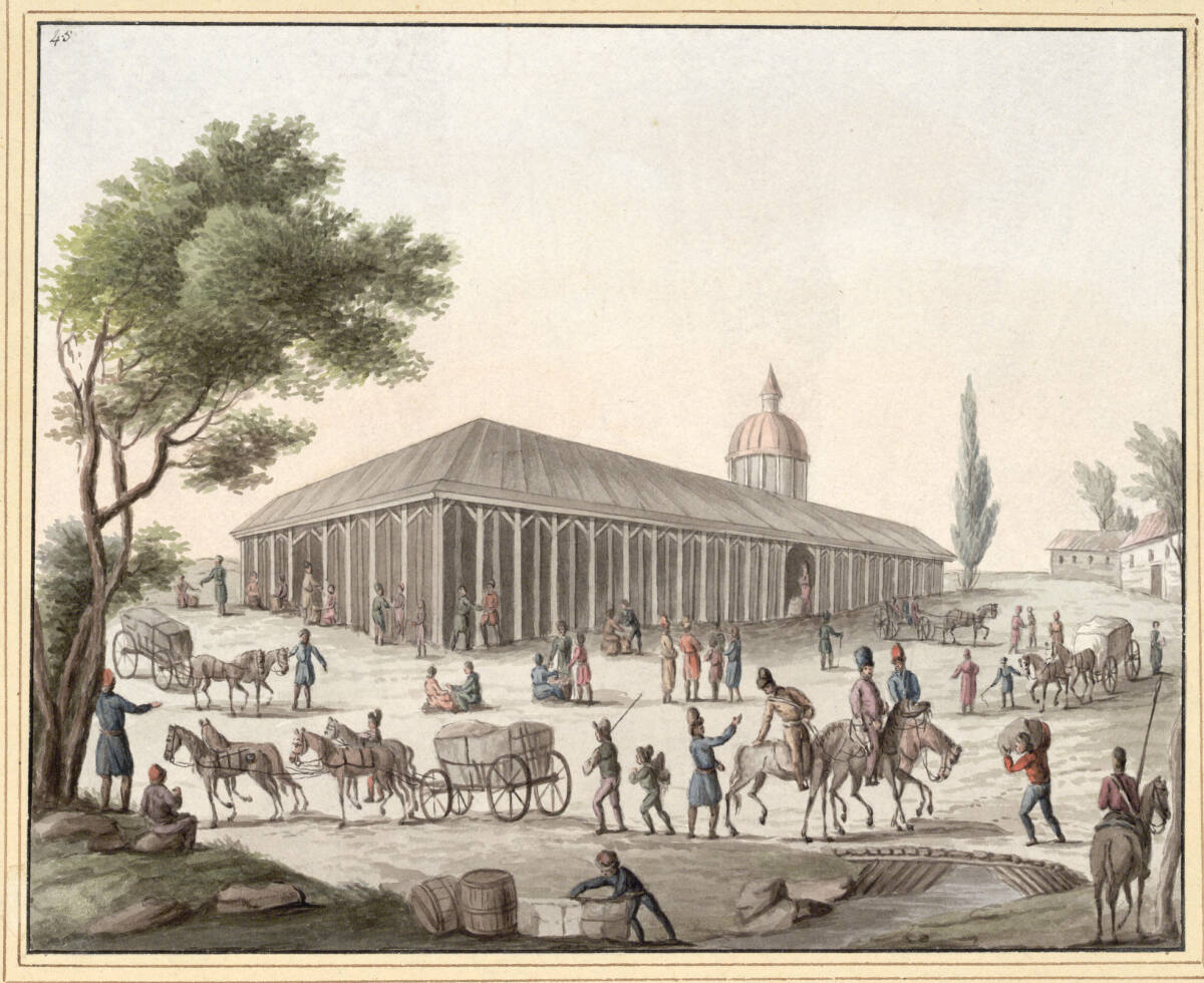 Anonym, Warenhalle