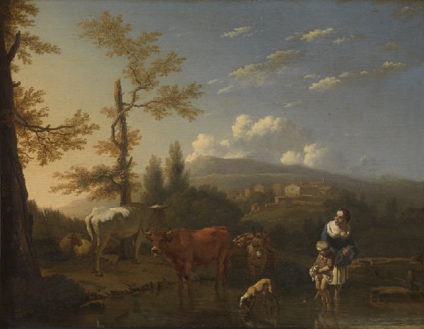 Karel Dujardin, Italian Landscape