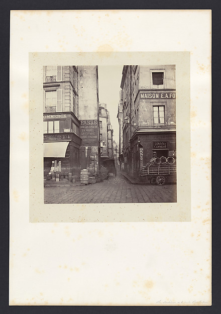 Charles Marville, Rue Mondétour, de la rue Rambuteau