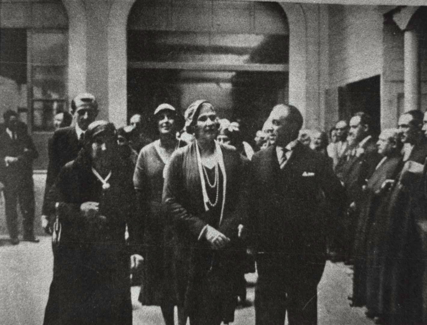 Desconegut, [Official visit of King Alfonso XIII to the Ground Factory]