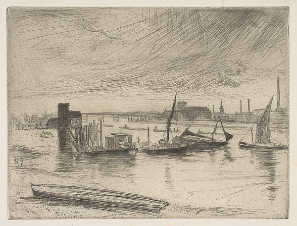 James McNeill Whistler, Early Morning, Battersea (Battersea Dawn) (Cadogan Pier)