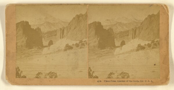 Benjamin West Kilburn, Pikes Peak, Garden of the Gods, Col U.S.A.