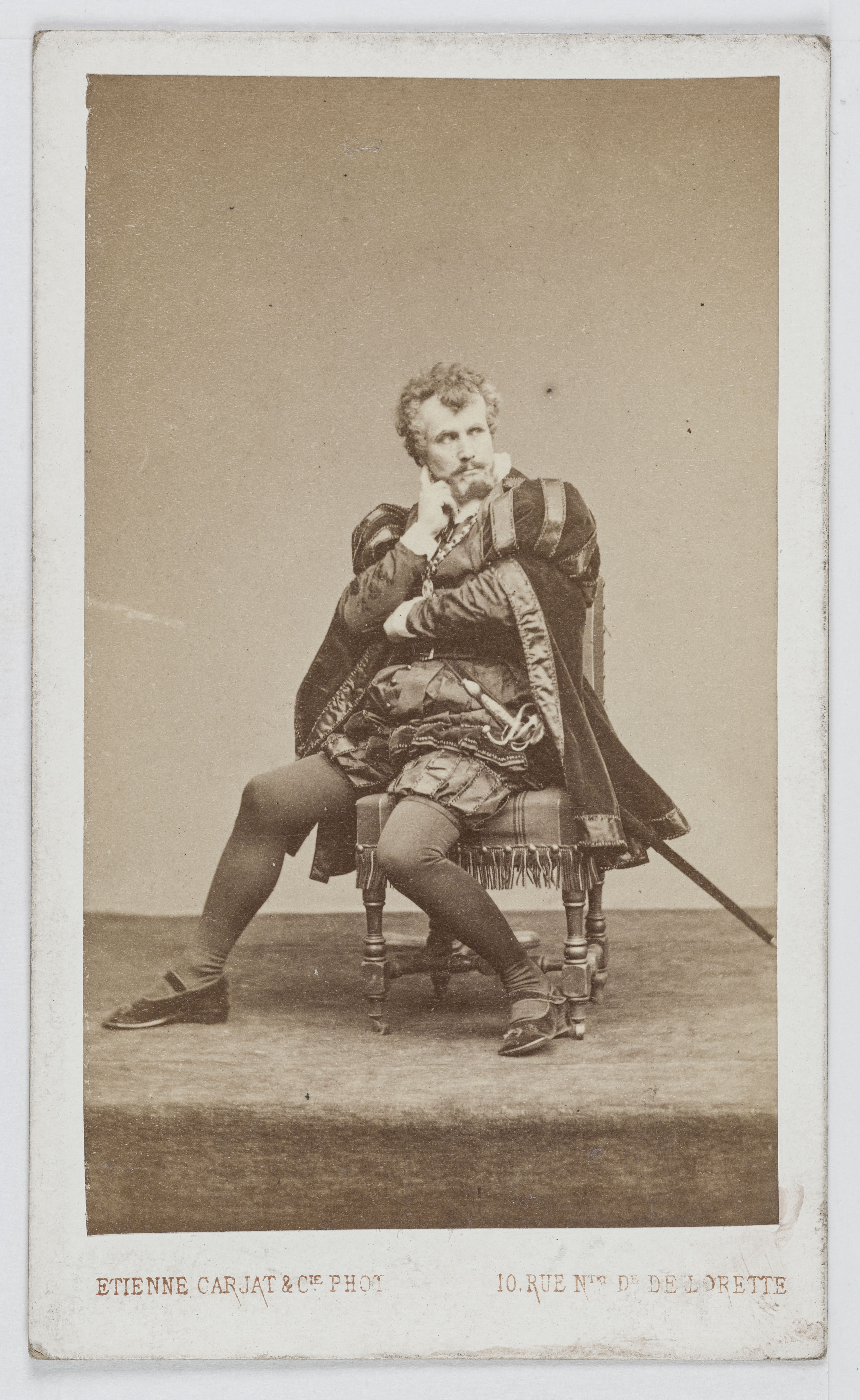 Carjat & Cie, Portrait de Paul Félix Joseph Taillade (1826-1908), acteur et auteur dramatique.