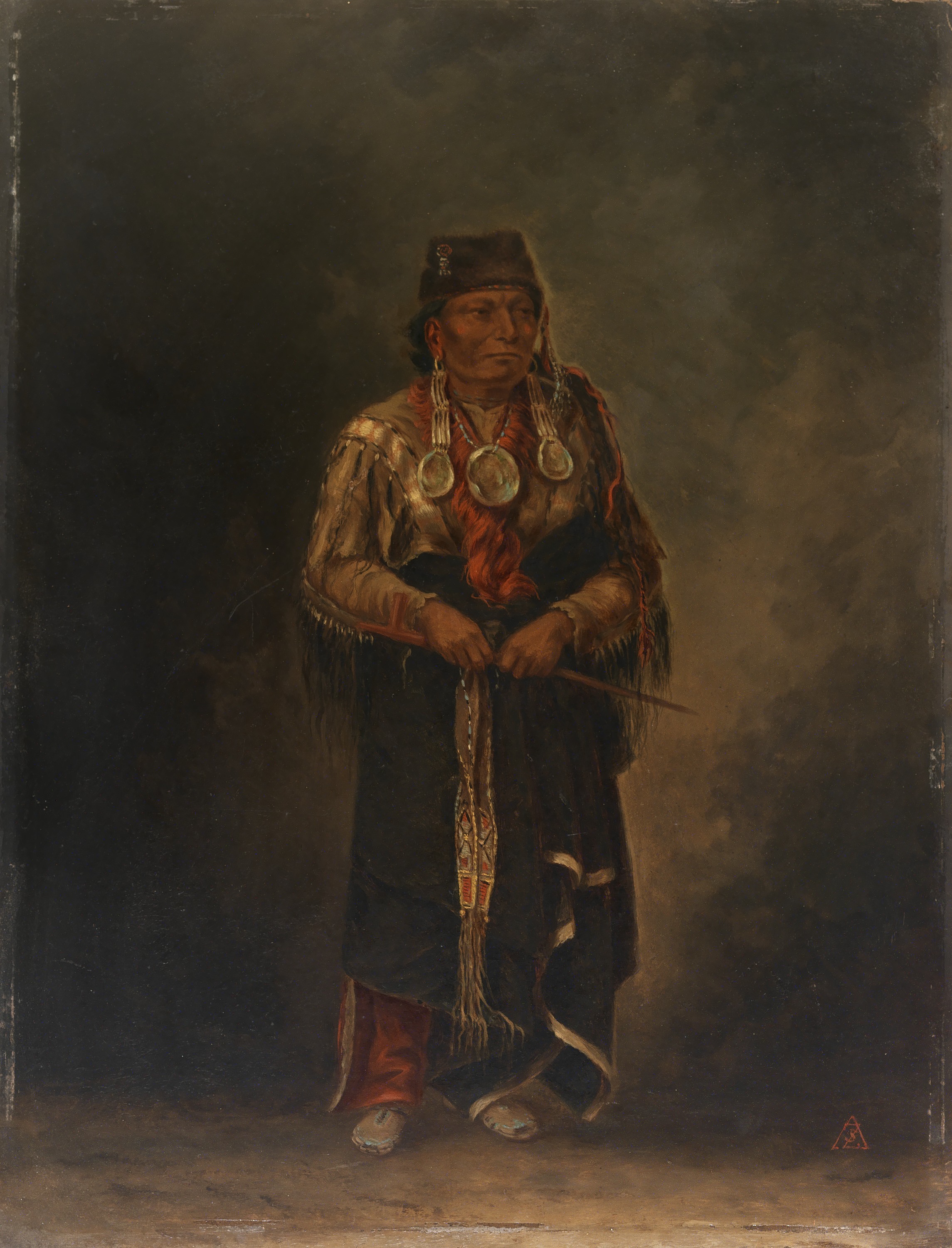 Antonion Zeno Shindler, Chunka-ah-luta (Red Dog)