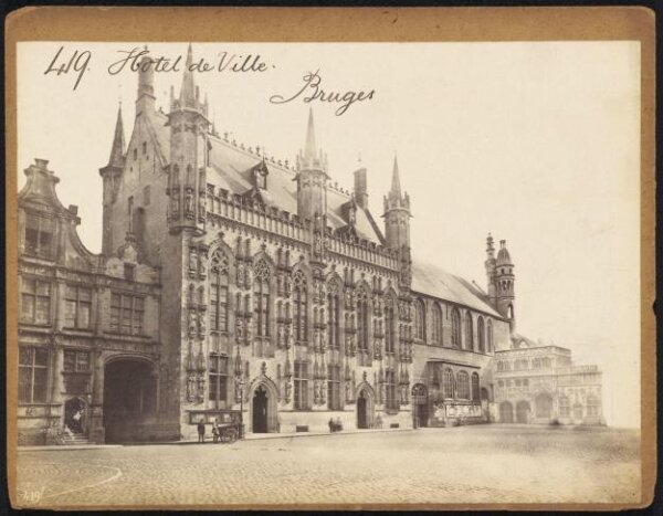 Francis Frith, Hotel de Ville.  Bruges