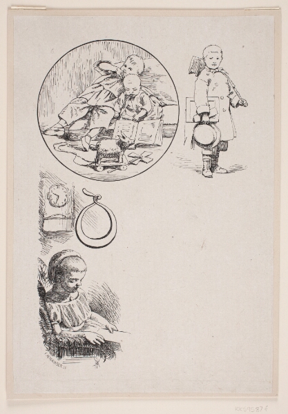 F. Hendriksen, Illustration til Johan Krohn, "Peters jul"
