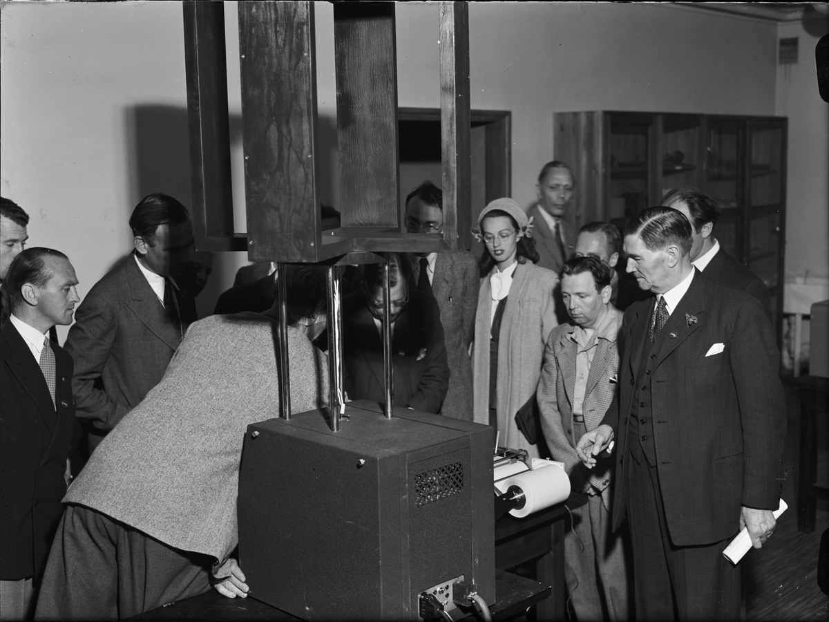 Paul Sandberg, Professor Harald Norinder at Uppsala 1948