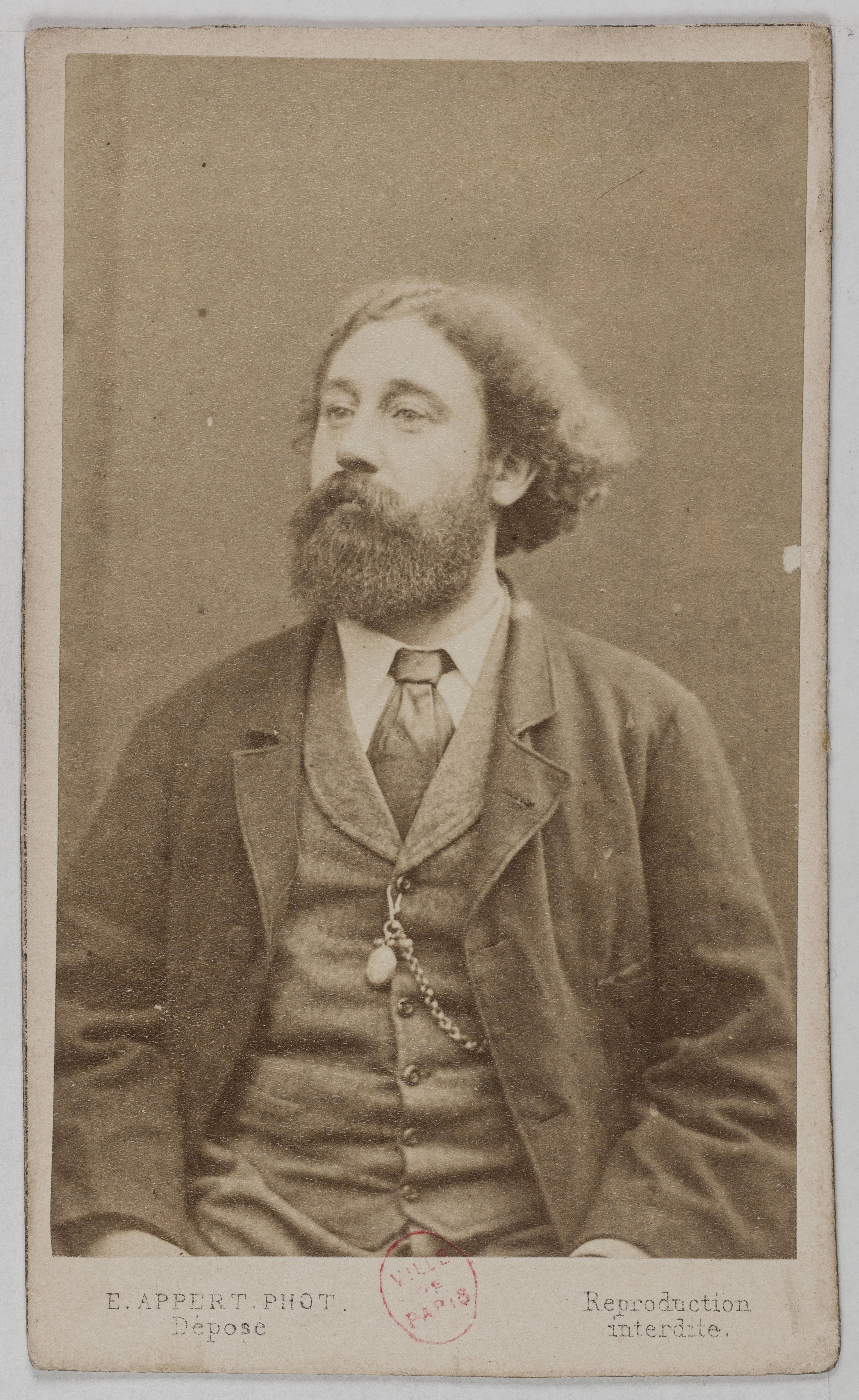 Ernest Charles Appert, Portrait de Jolly ou Joly (a pris part à la Commune ?)