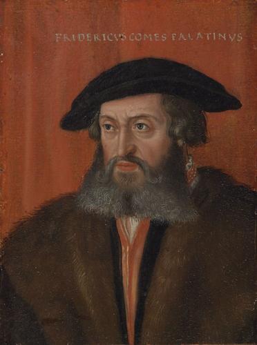 Barthel Beham, Portrait of elector Frederick II, the wise of the Palatinate"