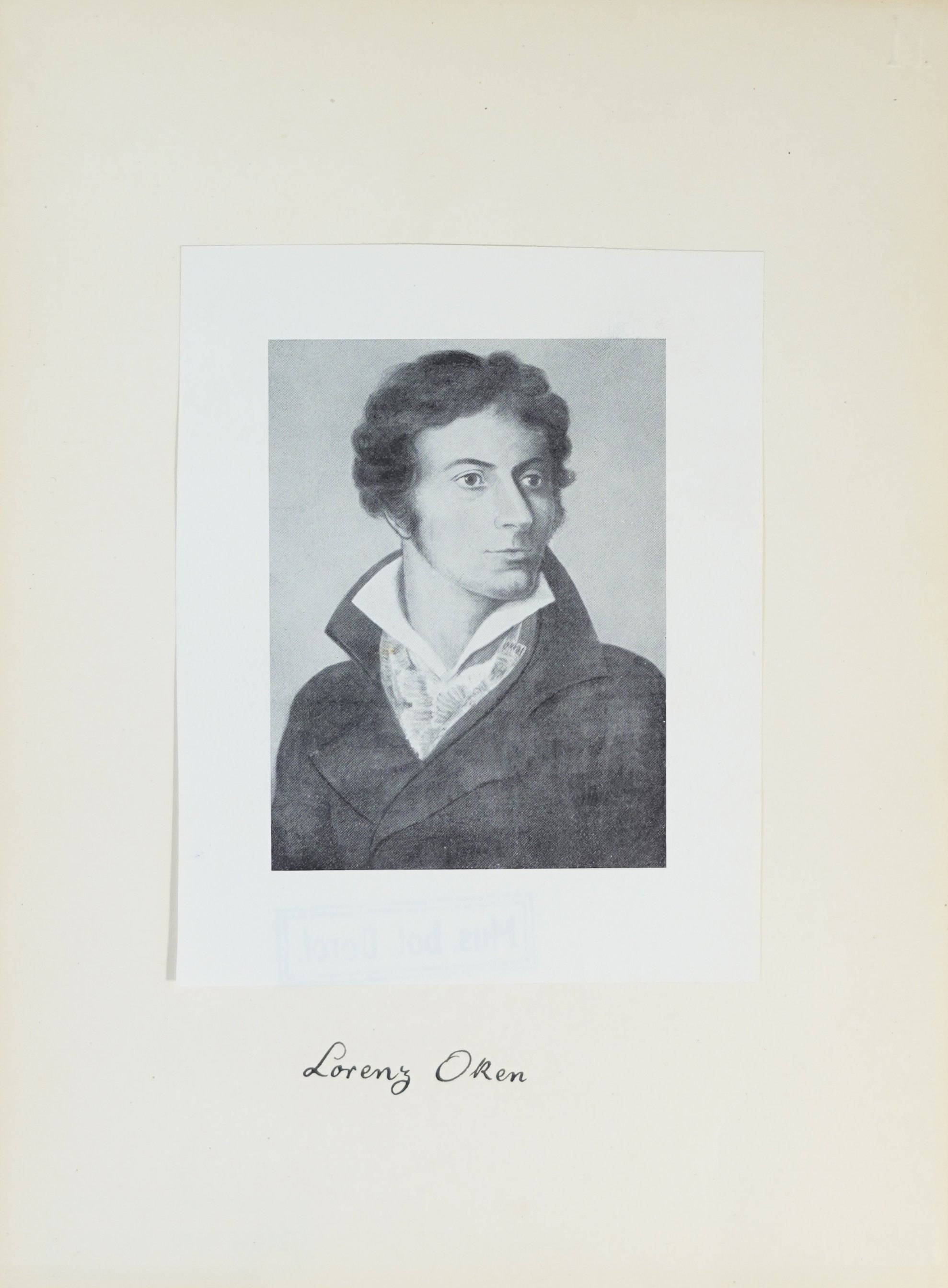 Unknown artist, Porträt von Lorenz Oken