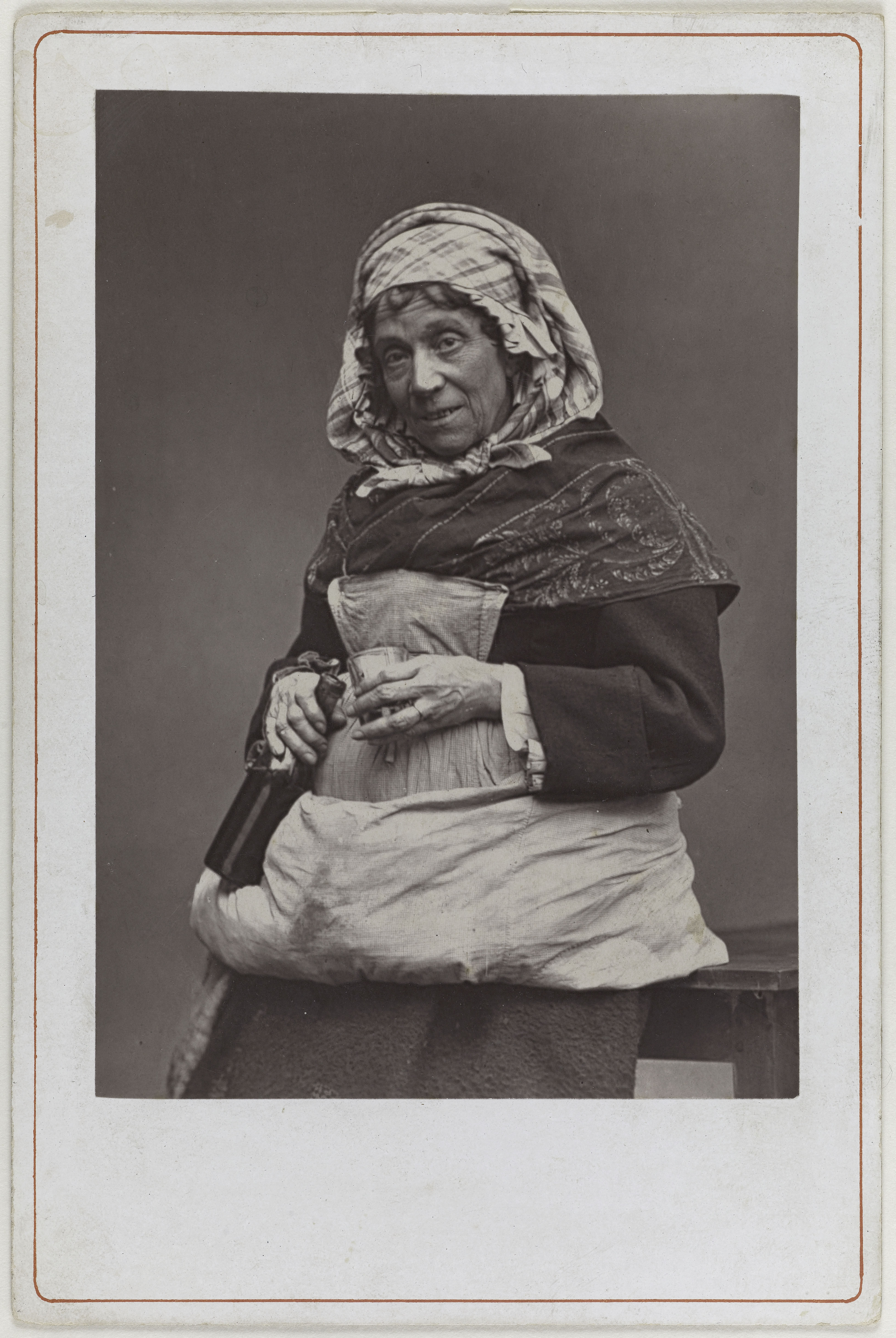 Etienne Carjat, Portrait de Sophie Hamet (1817-1875), actrice.