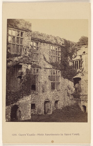 Francis Bedford, Carew Castle - State Apartments in Inner Court.