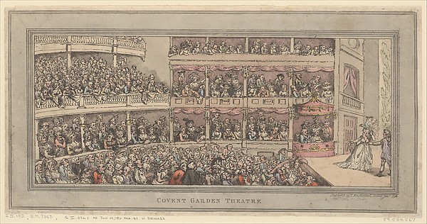 Thomas Rowlandson, Covent Garden Theatre