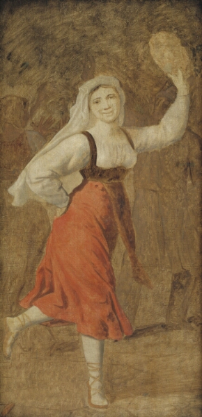 C.W. Eckersberg, En dansende italienerinde