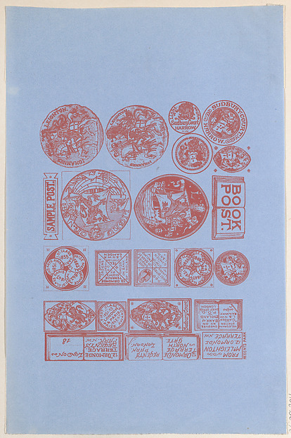 Anonymous, British, 19th century, Trade Card for John Leighton, Book Printer, Illustrator, and Engraver