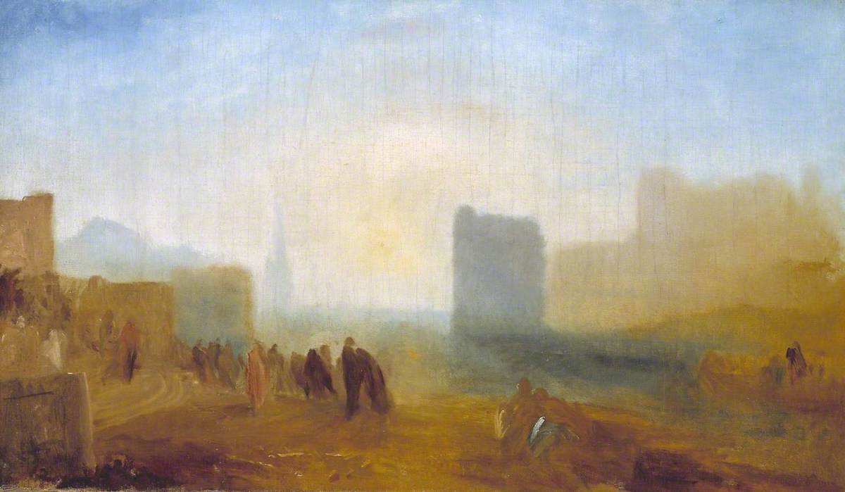 J. M. W. Turner, Classical Harbour Scene; possibly based on Le Havre