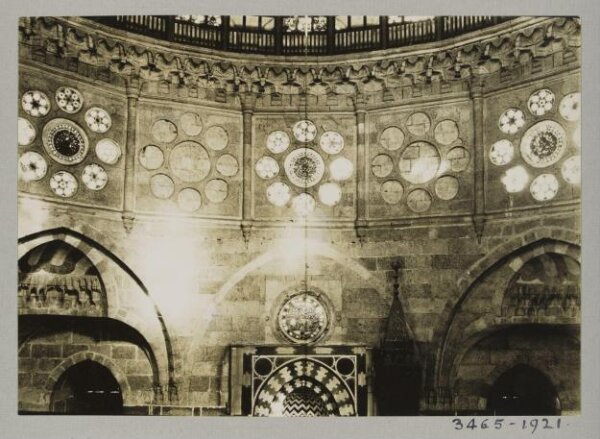 K.A.C. Creswell, Drum of dome at the mosque of Sinan Pasha, Cairo