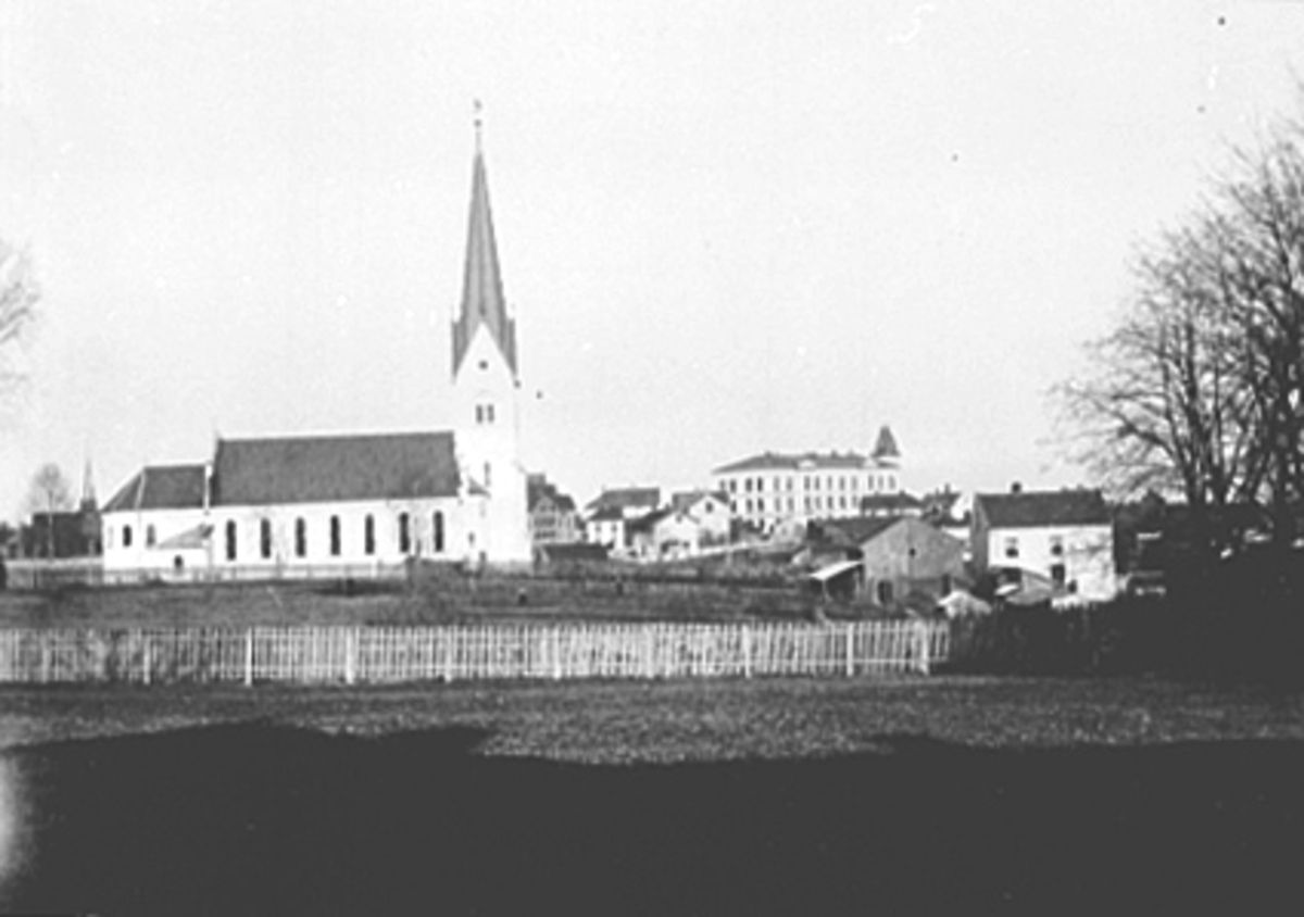 Anno Domkirkeodden, EKSTERIØR, HAMAR DOMKIRKE, FOLKESKOLEN, FRIKIRKEN
