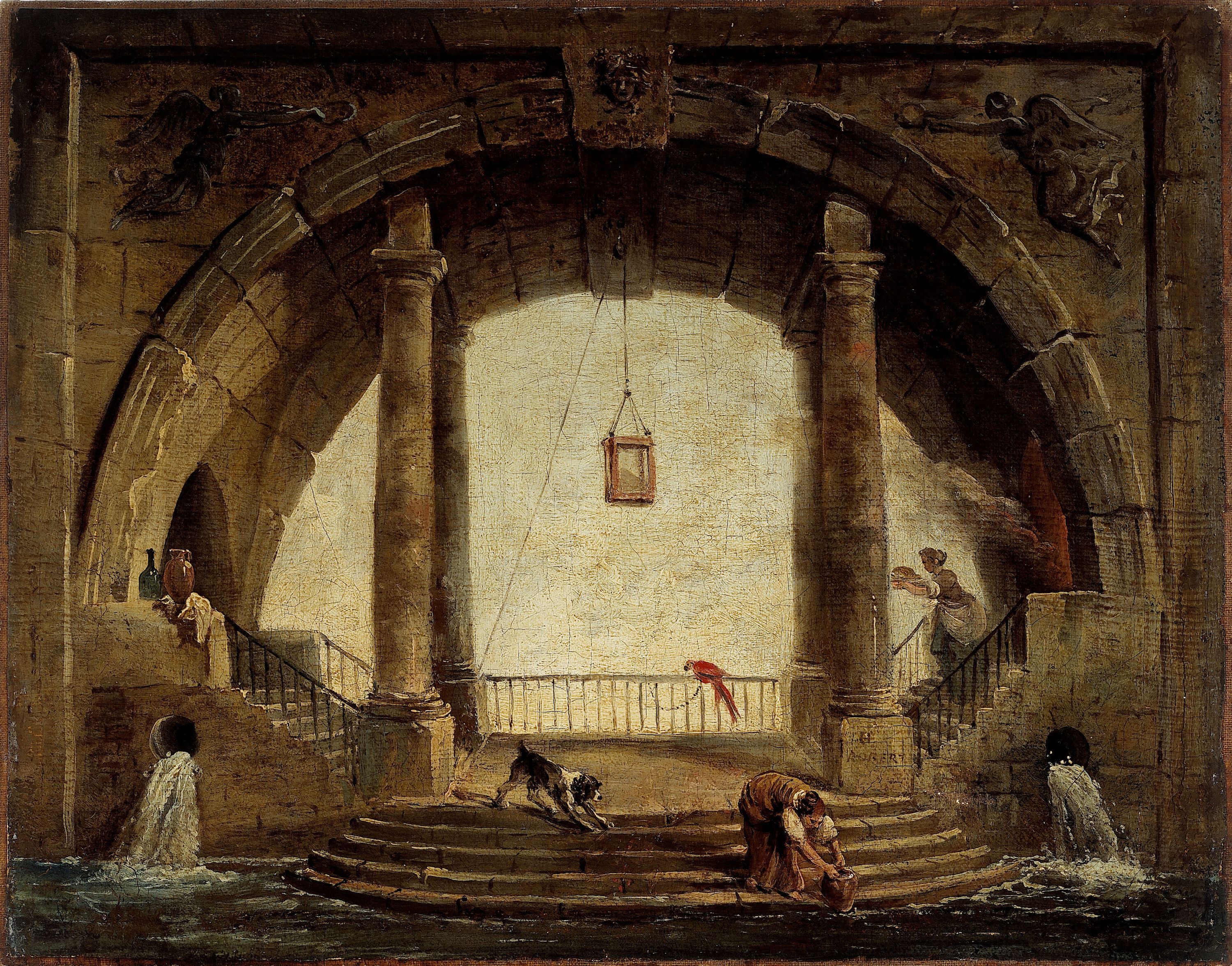 Hubert Robert, La Fontaine