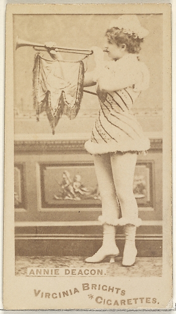 Allen & Ginter, Annie Deacon, from the Actors and Actresses series (N45, Type 1) for Virginia Brights Cigarettes