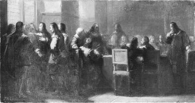Johannes Hinderikus Egenberger, Anno 1664. The De Ruyter States bear the command of the fleet