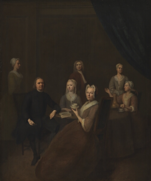 Balthasar Denner, Kunstnerens svigerforældre og nogle af deres børn