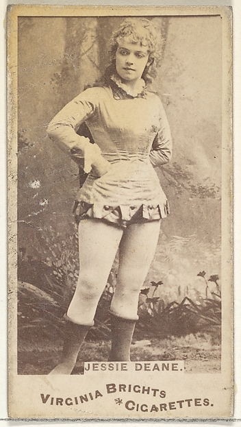 Allen & Ginter, Jessie Deane, from the Actors and Actresses series (N45, Type 1) for Virginia Brights Cigarettes