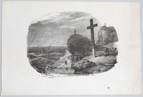 Horace Vernet, Cliff of Fécamp
