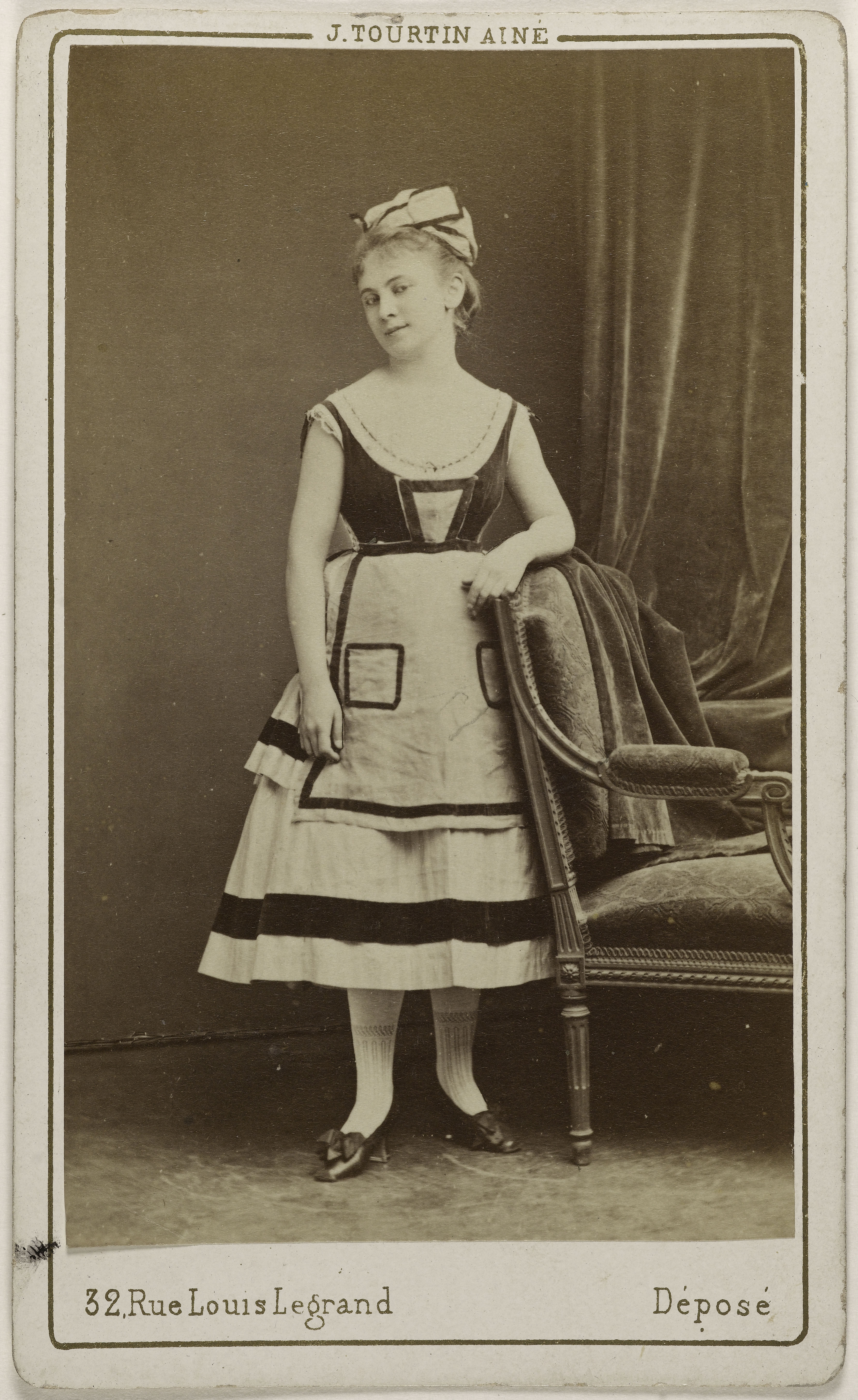 Joseph Tourtin, Portrait de Beaumaine (ou Baumaine), Juliette, (danseuse)