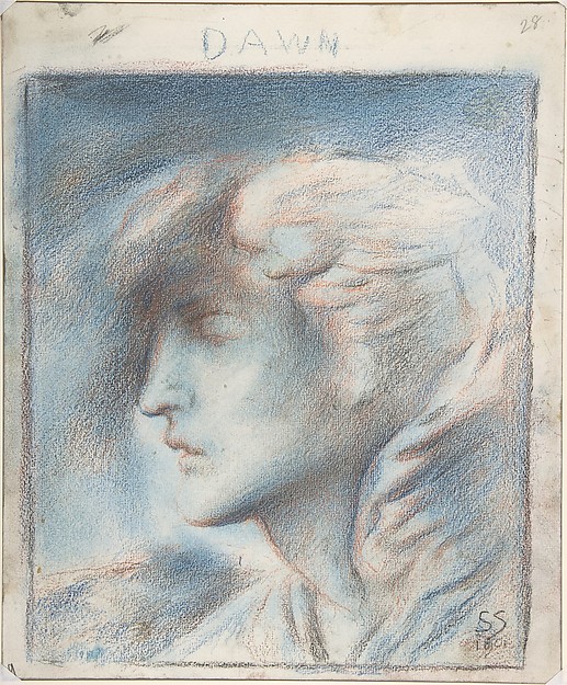 Simeon Solomon, Dawn (Head of Hypnos)