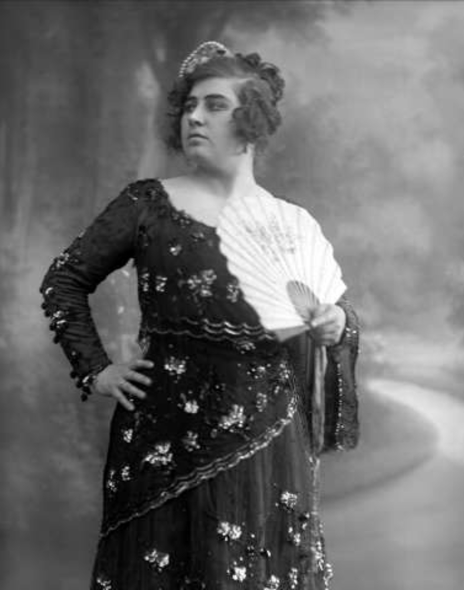 Gustav Borgen, Portrett, opera, sopran, Kathinka Storm.