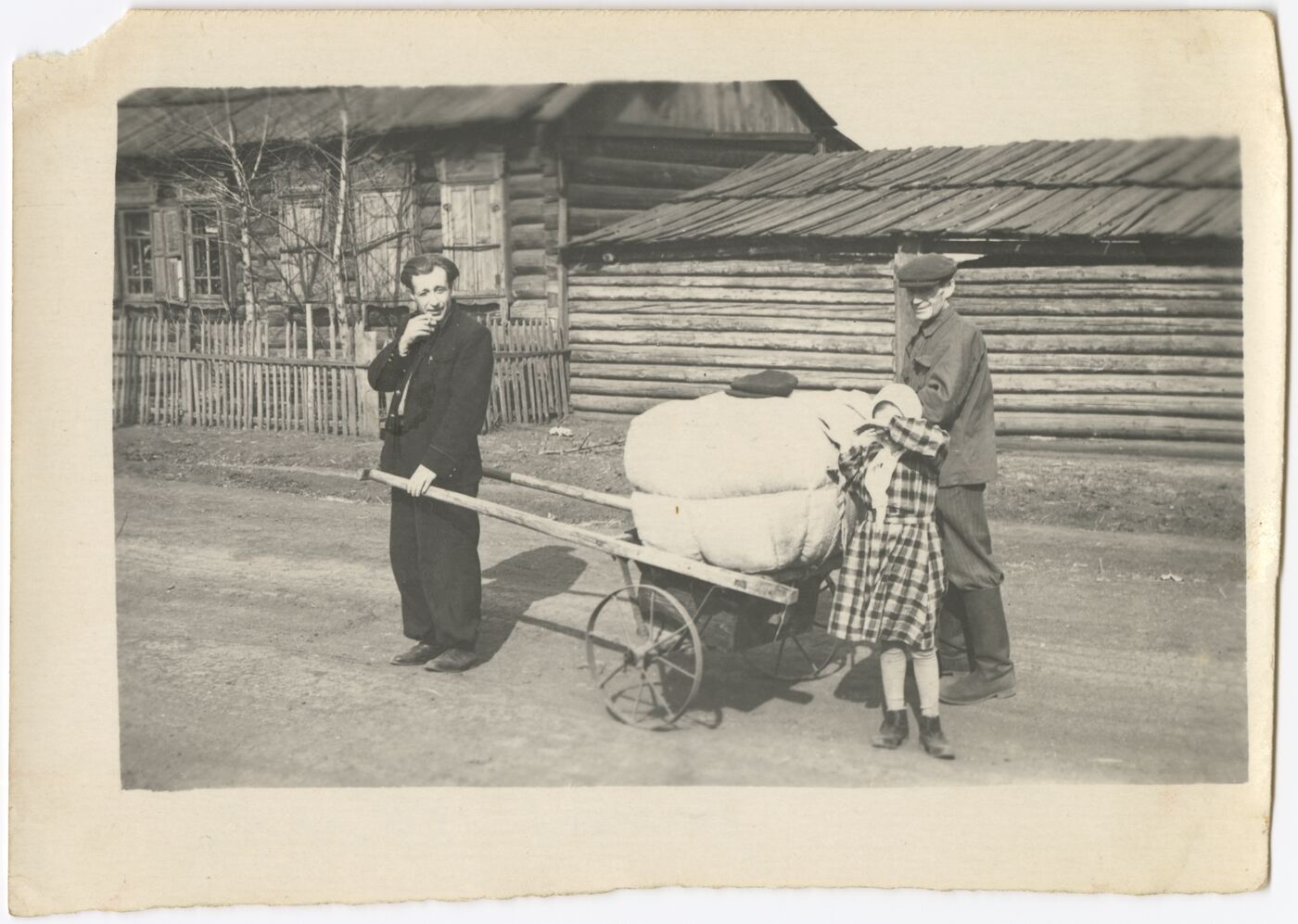 Jonas Čerba [Jonas Čerba], Čerbos veža mantą į geležinkelio stotį
