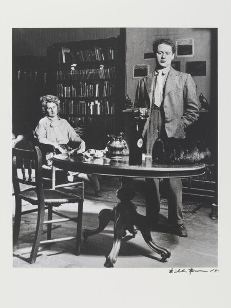 Bill Brandt, Dylan and Caitlin Thomas in Chelsea