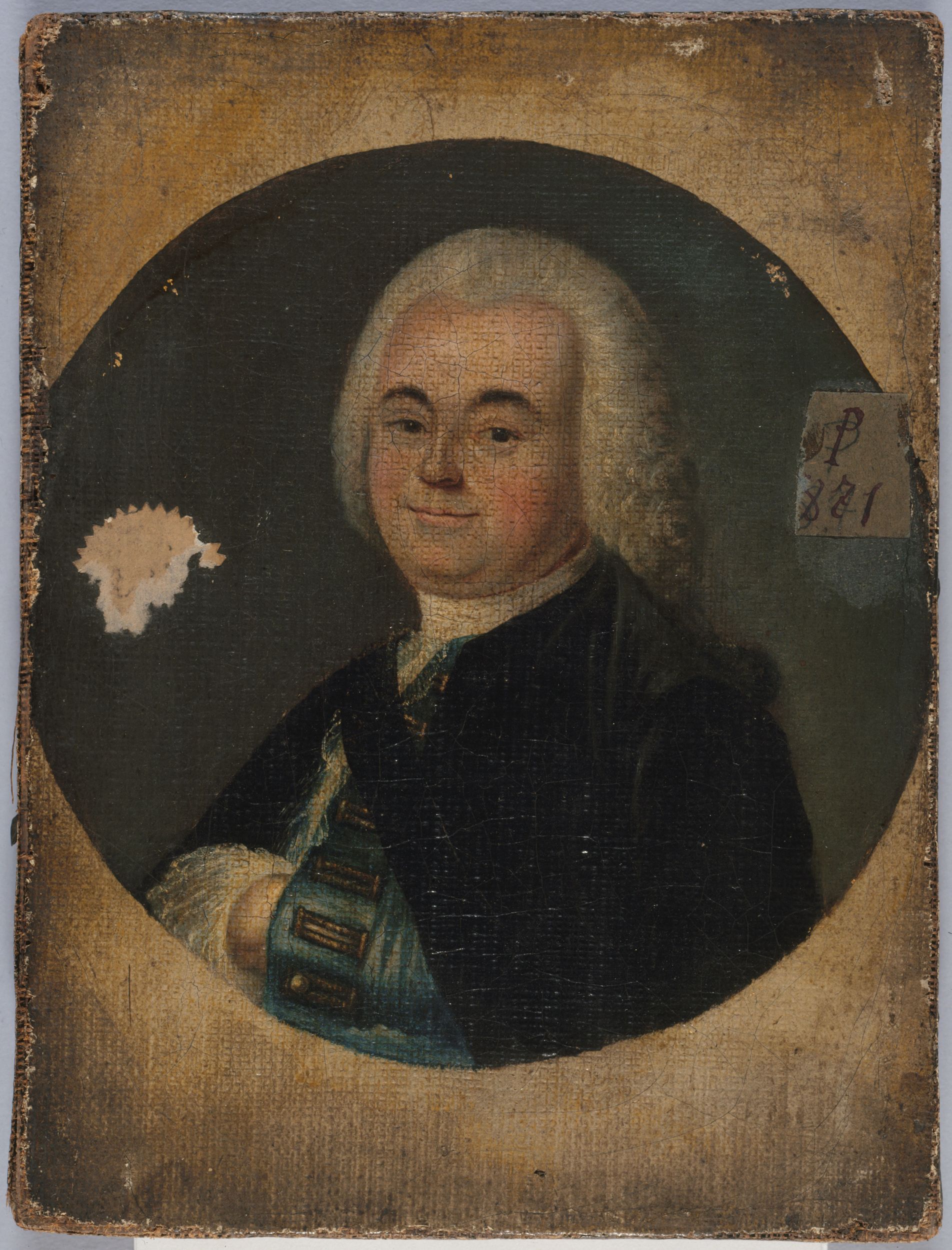 Anonyme, Portrait d'homme (vers1760).