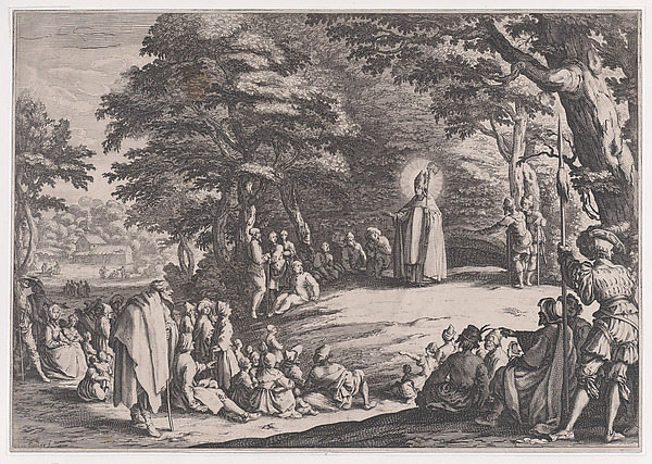 Jacques Callot, Saint Amond, St. Nicholas, or St. Séverin