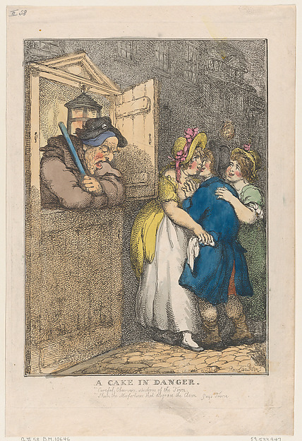 Thomas Rowlandson, A Cake in Danger