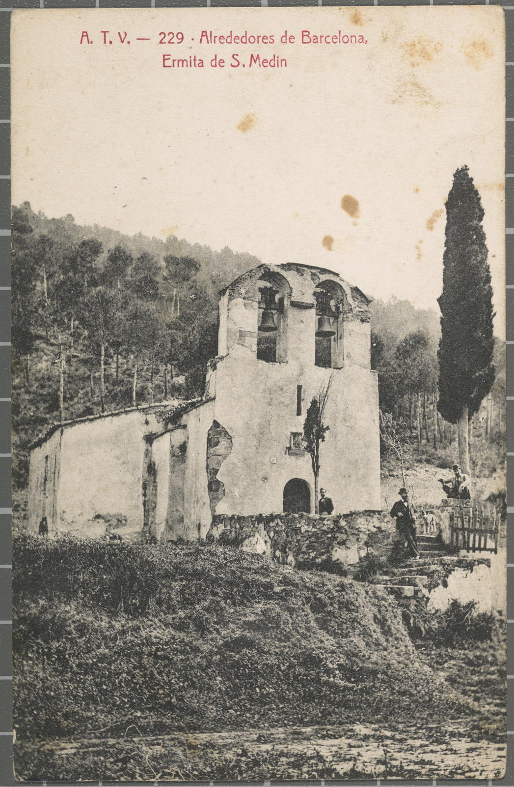 Desconegut, A. T. V. - 229 . Alrededores de Barcelona, Ermita de S. Medin