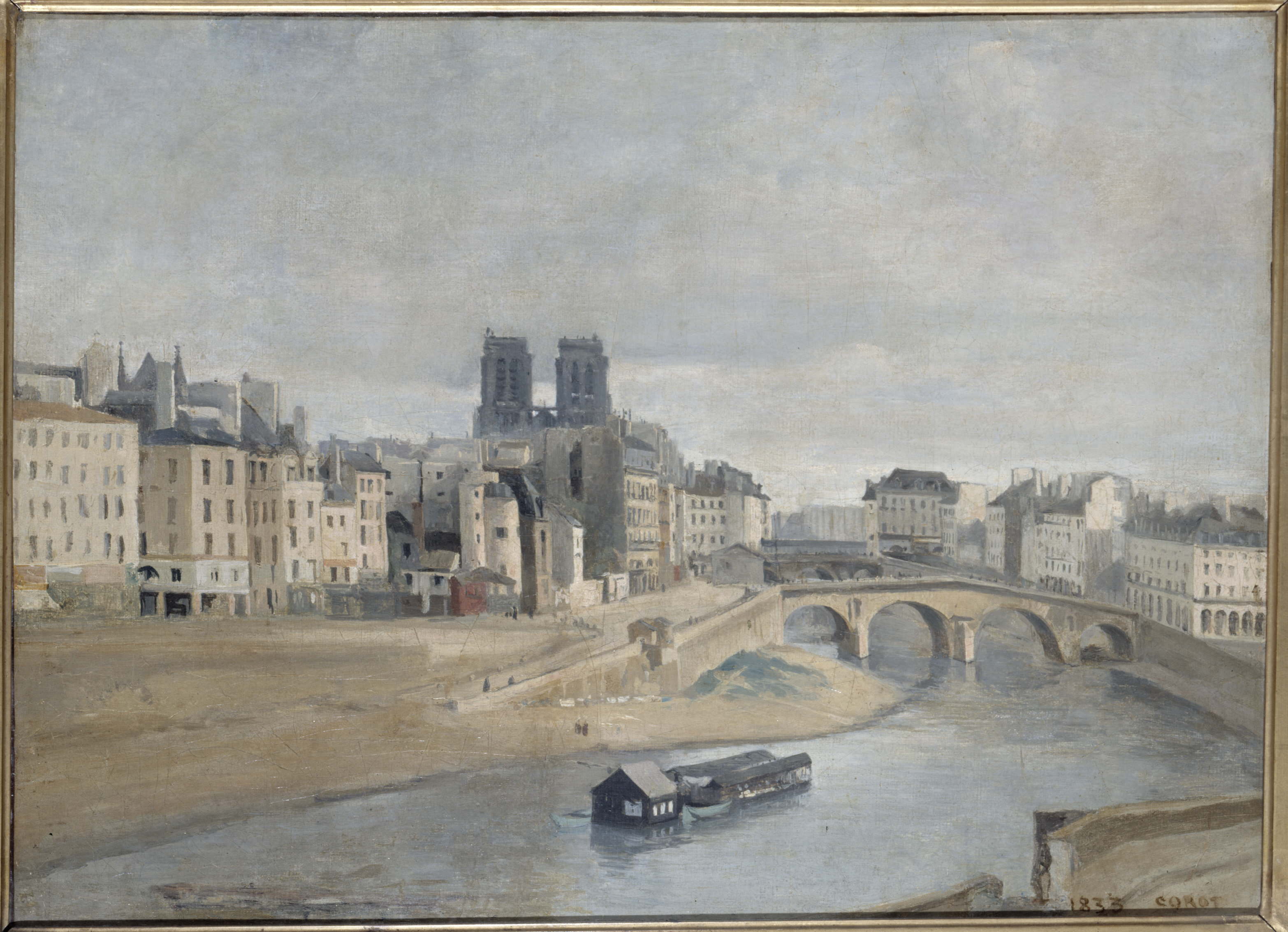 Camille Corot, Le Quai des Orfèvres et le Pont Saint Michel