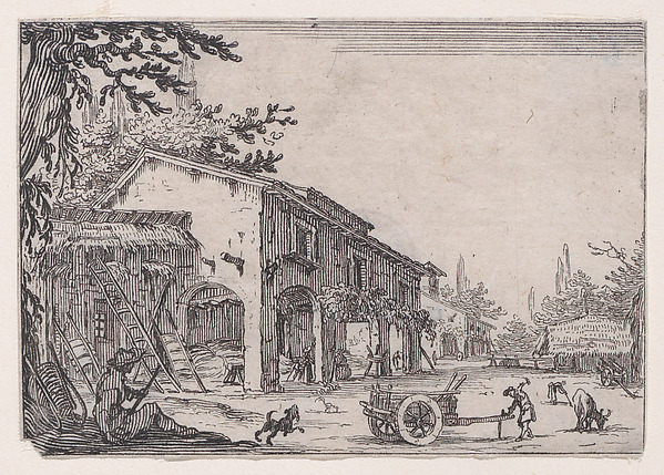 Jacques Callot, La Factoria (The Factory), from "Les Caprices" Series B, The Nancy Set