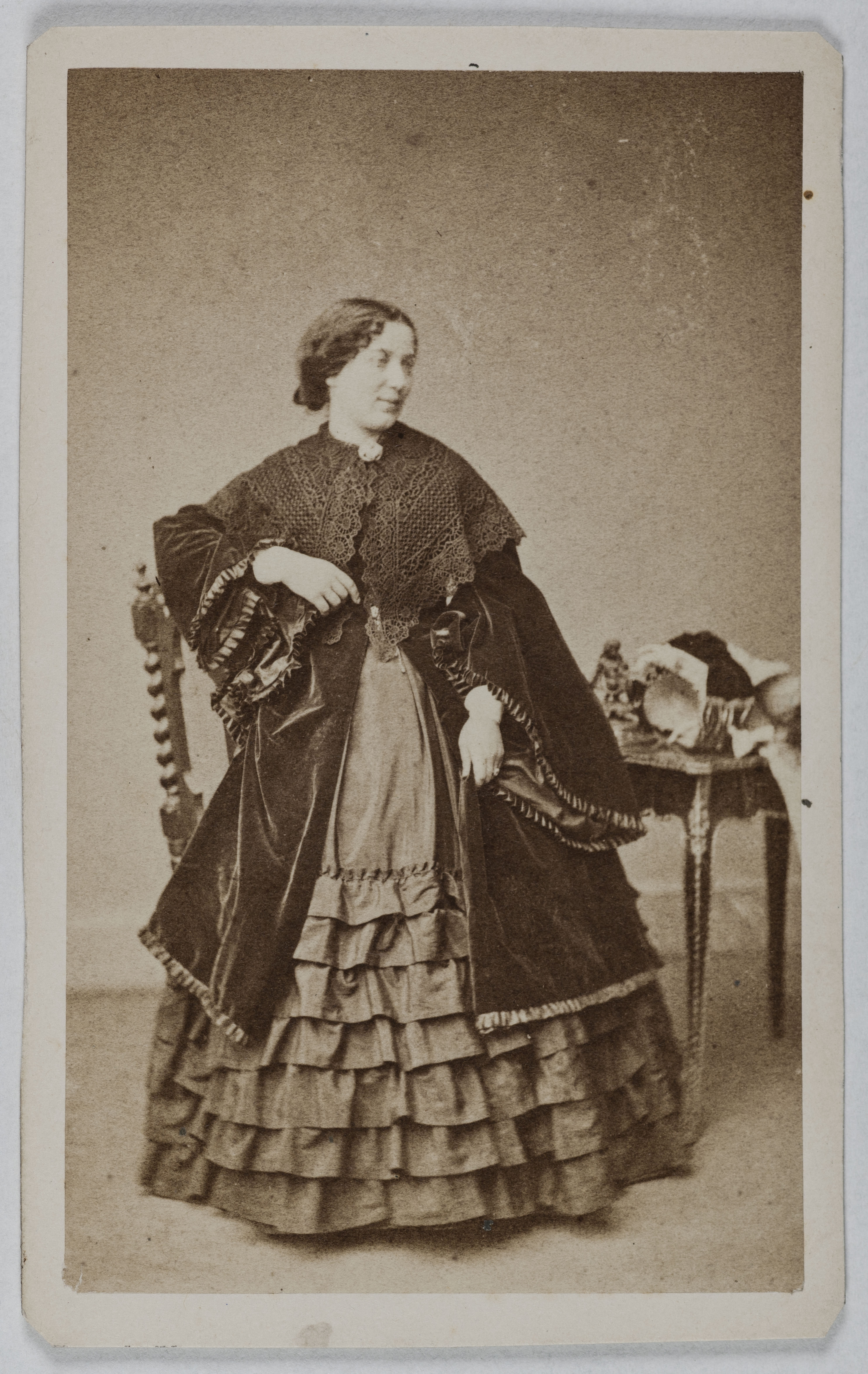 Franck, Portrait de Delphine Fix (épouse Salvador), (1831-1864), (actrice)