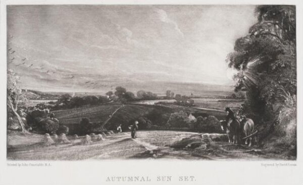 Constable, John RA, AUTUMNAL SUN SET