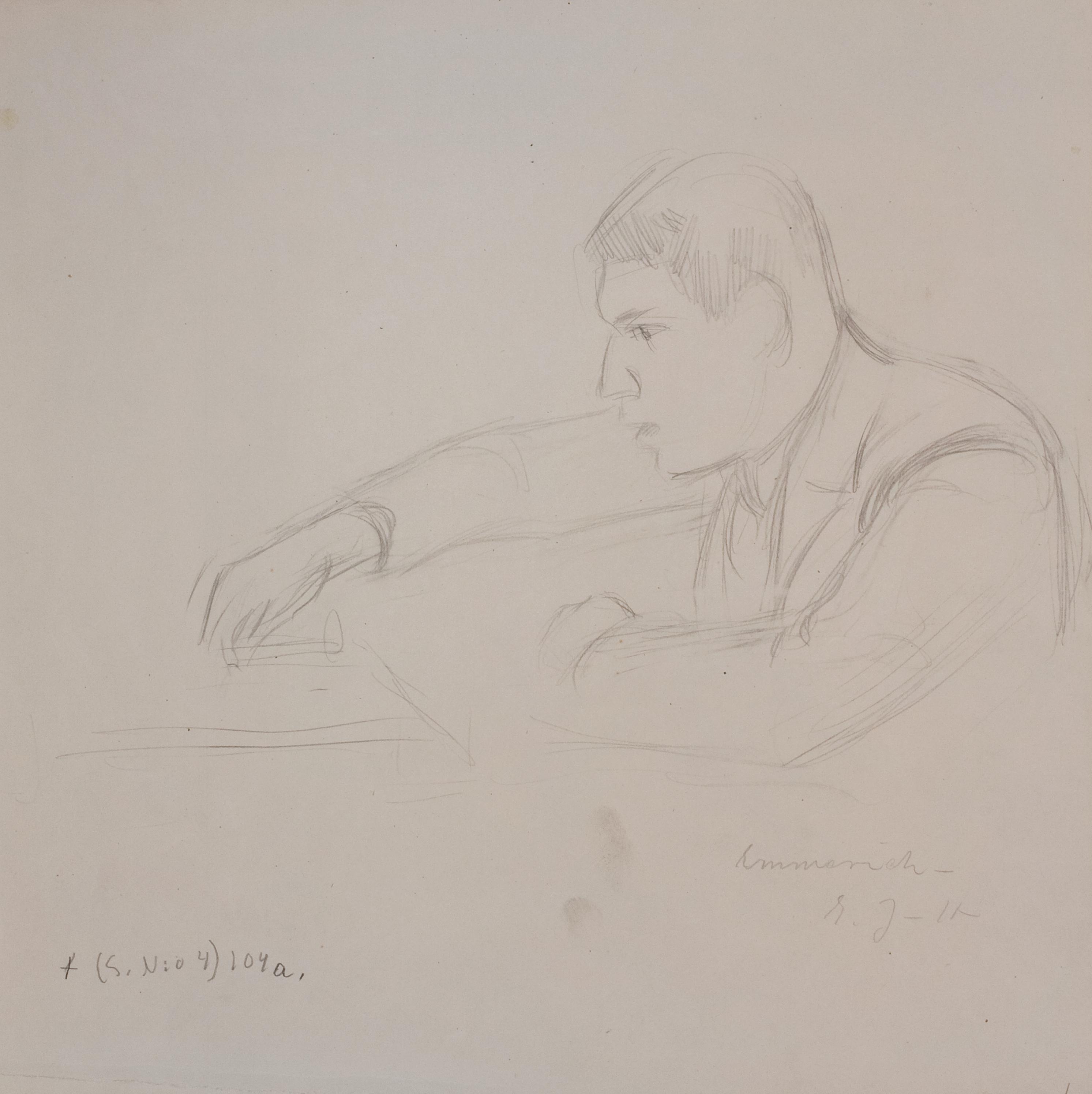 Eero Järnefelt, Miehen muotokuva, luonnos